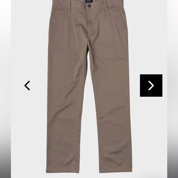 RVCA men’s weekend chino pant in dark khaki. 36. GUC. - Picture 12 of 16